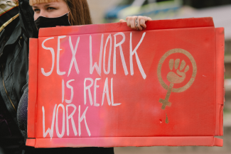 Sex Workers Protest Duesseldorf August 2020