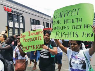 Human Rights Day March – 16 Days of Activism. PC: Fiji Women’s Rights Movement