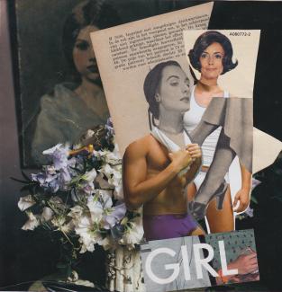 Bunga-Transgirl are girl, Analog collage, 2020