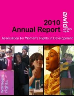 AWID 2010 Annual Report Cover