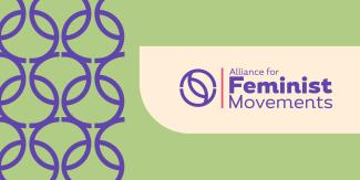 Image with logo for Alliance for Feminist Movements