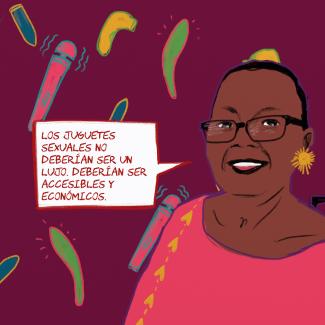 Makgosi Letimile «Los juguetes sexuales no deberían ser un lujo. Deberían ser accesibles y económicos.»