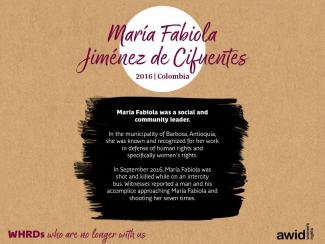 María Fabiola Jiménez de Cifuentes (EN)