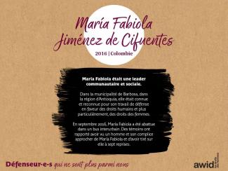 María Fabiola Jiménez de Cifuentes (FR)