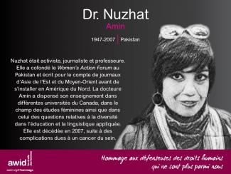 Dr. Nuzhat Amin (FR)