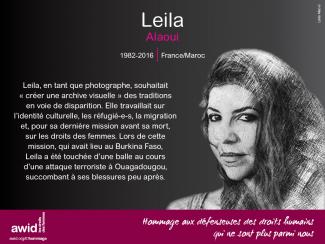 Leila Alaoui (FR)
