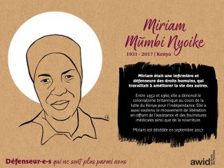 Miriam Mũmbi Nyoke (FR)