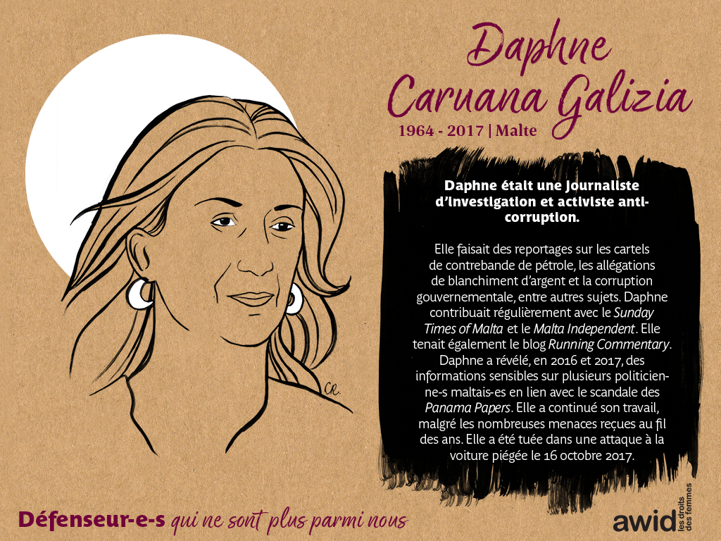 Daphne Caruana Galizia AWID