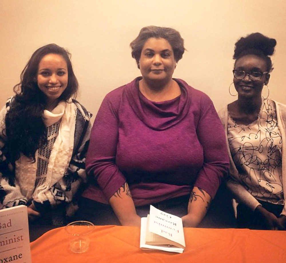 Ngozi Cole with author Roxanne Gay and her friend Ainslee Robson Ngozi Cole with author Roxanne Gay and her friend Ainslee Robson