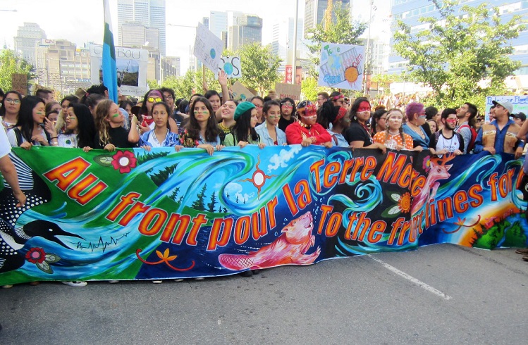 No Borders Media - indigenous climate justice banner No Borders Media - indigenous climate justice banner
